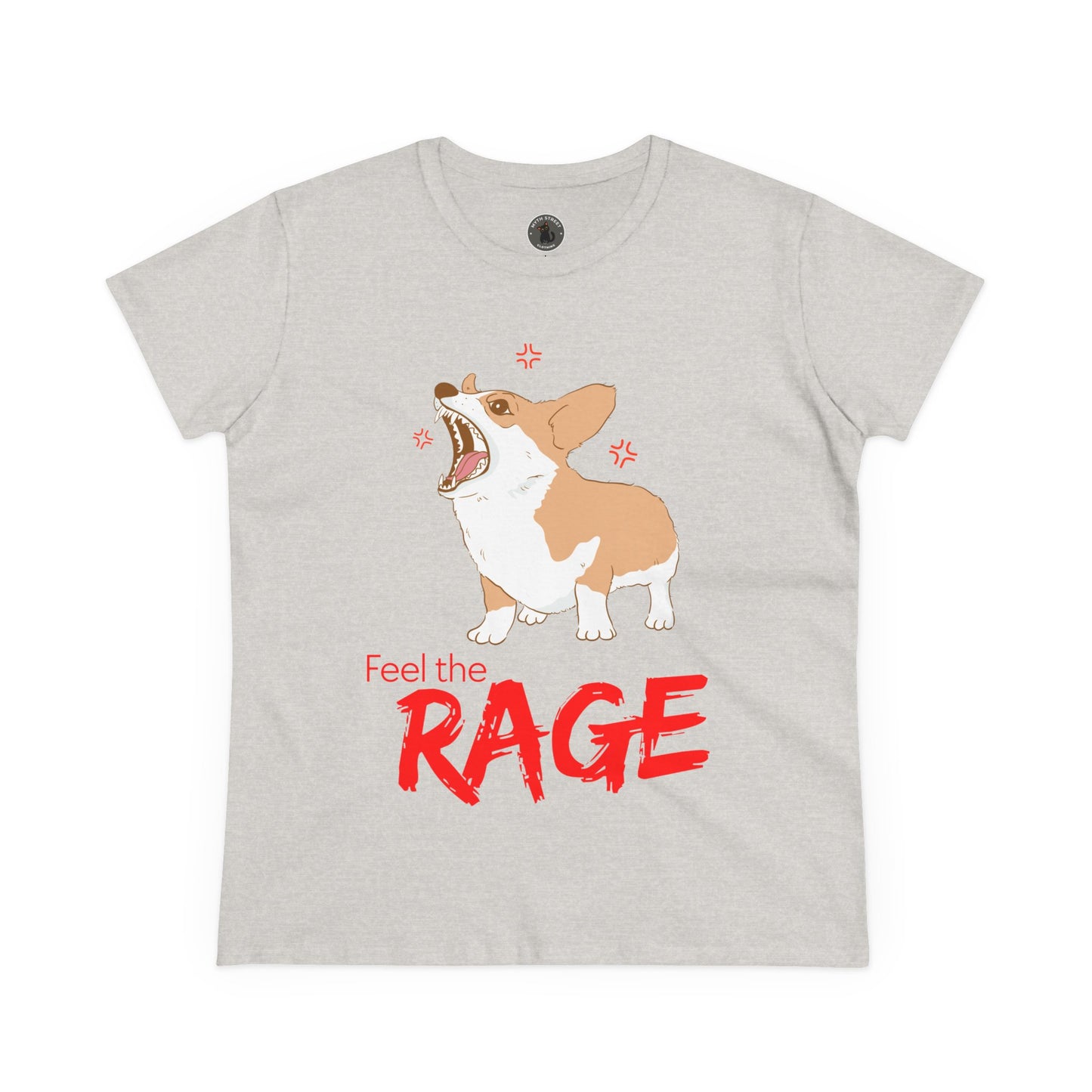Feel the Rage Women's Midweight Cotton Tee