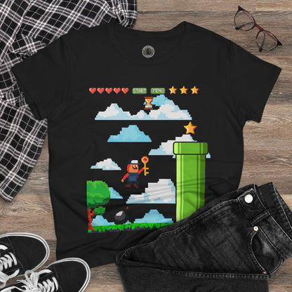 Video Game Women's Midweight Cotton Tee