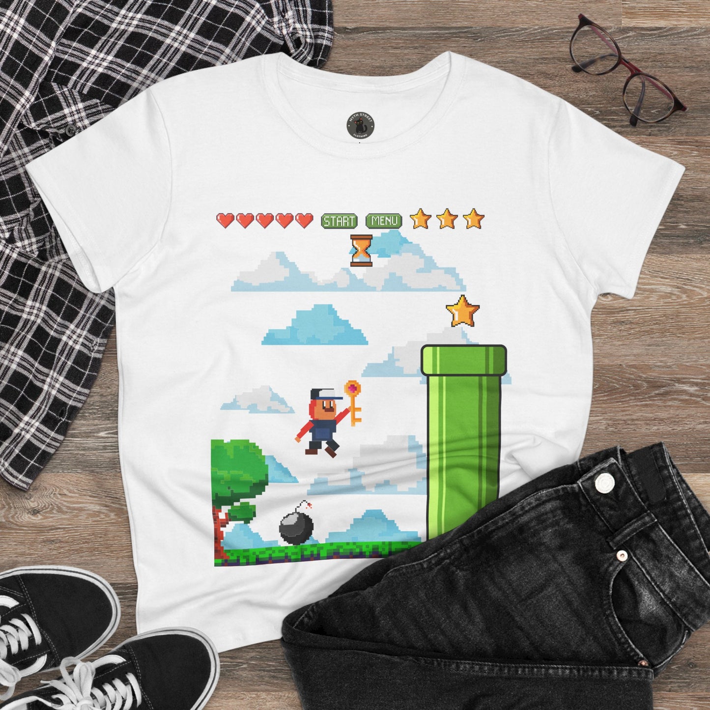 Video Game Women's Midweight Cotton Tee