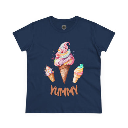 Yummy Women's Midweight Cotton Tee