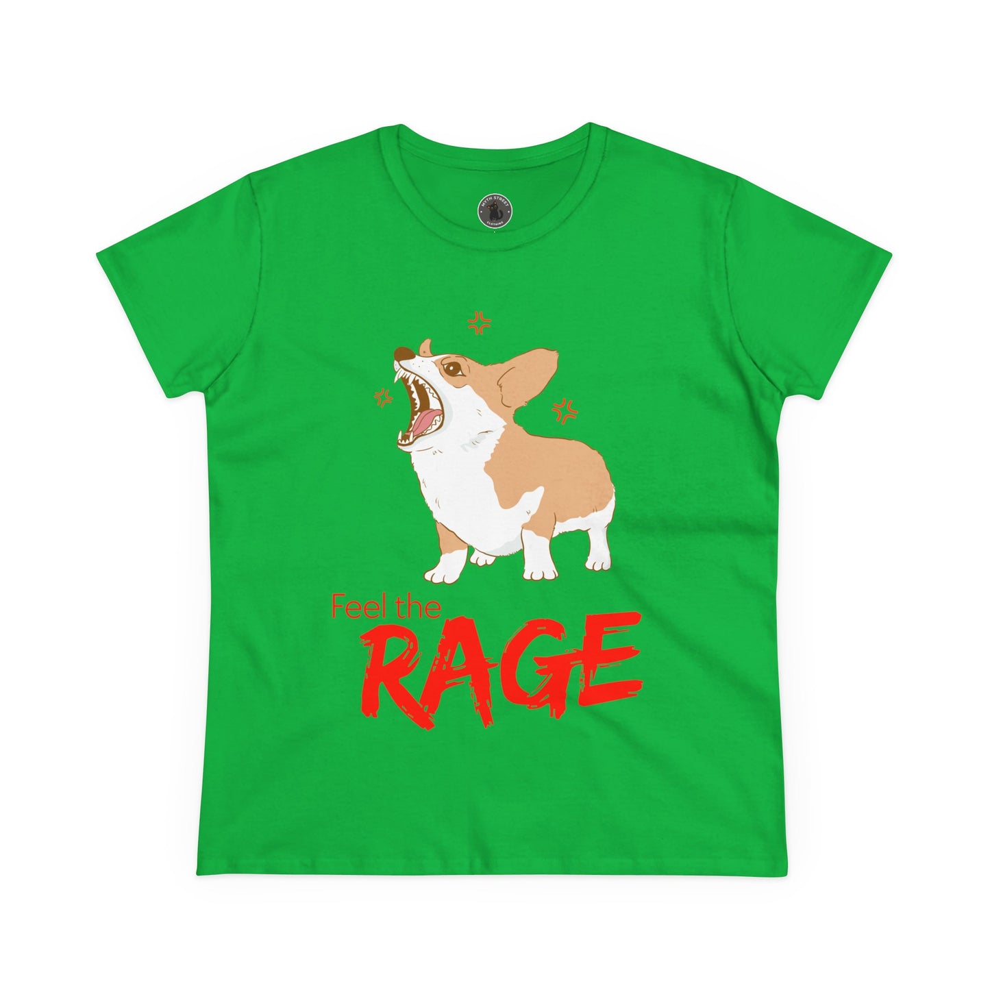 Feel the Rage Women's Midweight Cotton Tee