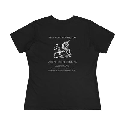 Adopt Unicorn Women's Cotton Tee