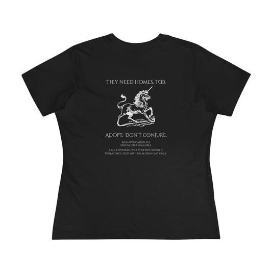Adopt Unicorn Women's Cotton Tee