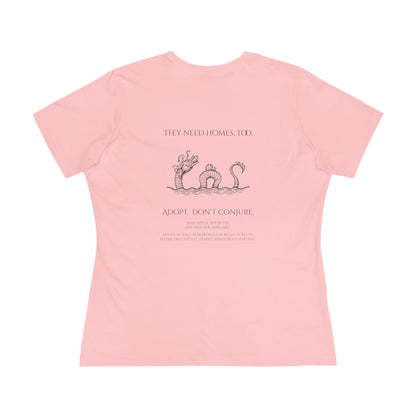 Adopt Sea Monster Women's Cotton Tee