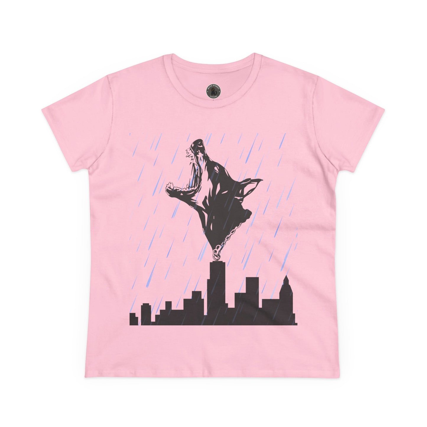 Skyline Doberman Women's Midweight Cotton Tee