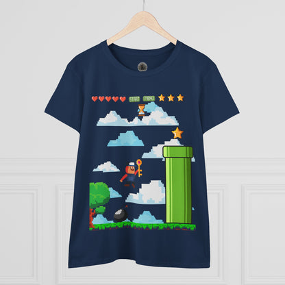 Video Game Women's Midweight Cotton Tee