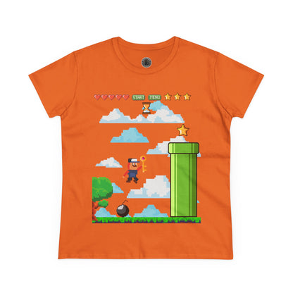 Video Game Women's Midweight Cotton Tee
