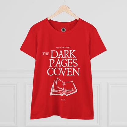 Dark Pages Club Dark Romance Novel Women’s Cotton Tee