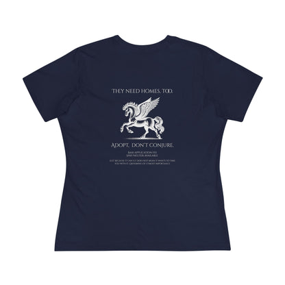 Adopt Pegasus Women's Cotton Tee