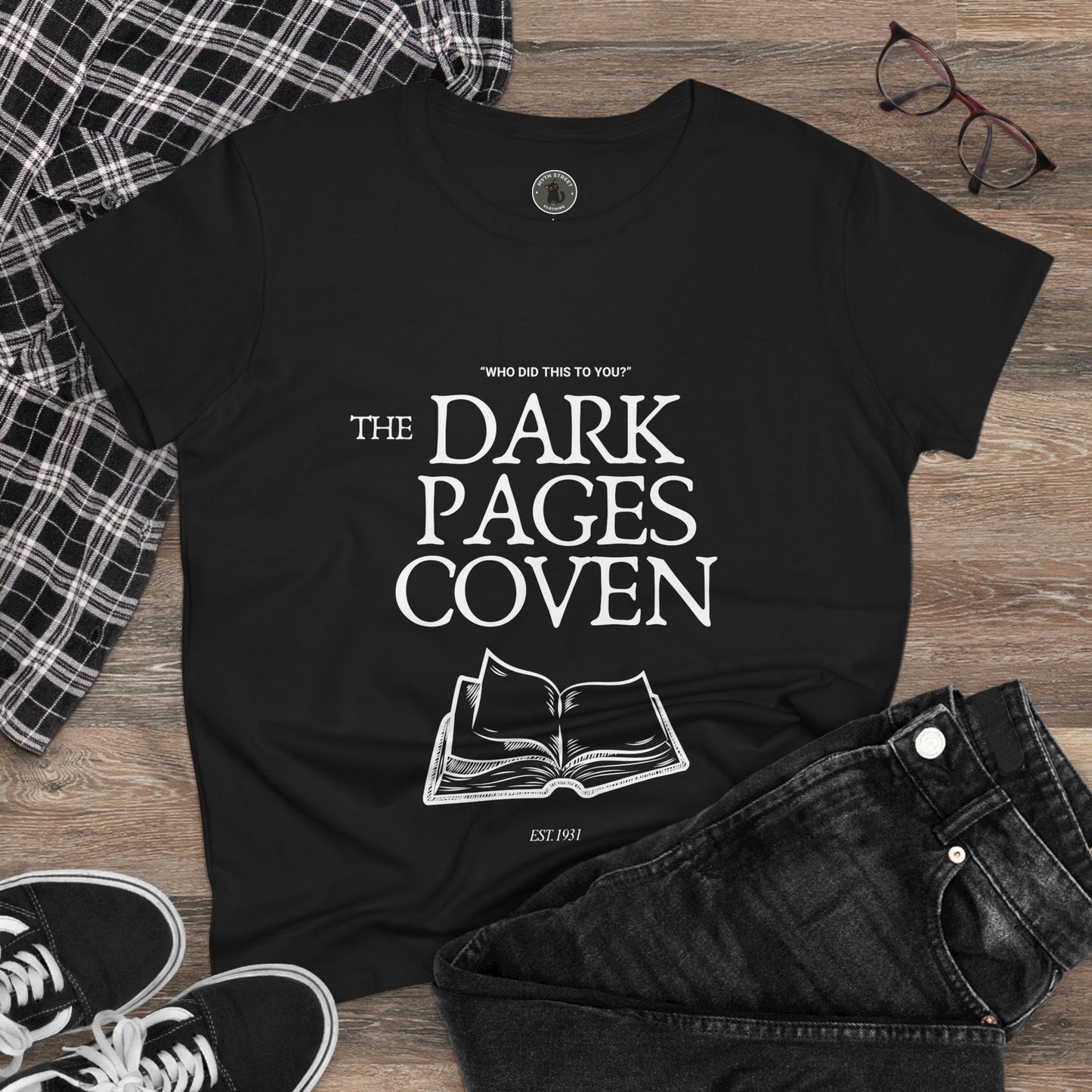 Dark Pages Club Dark Romance Novel Women’s Cotton Tee