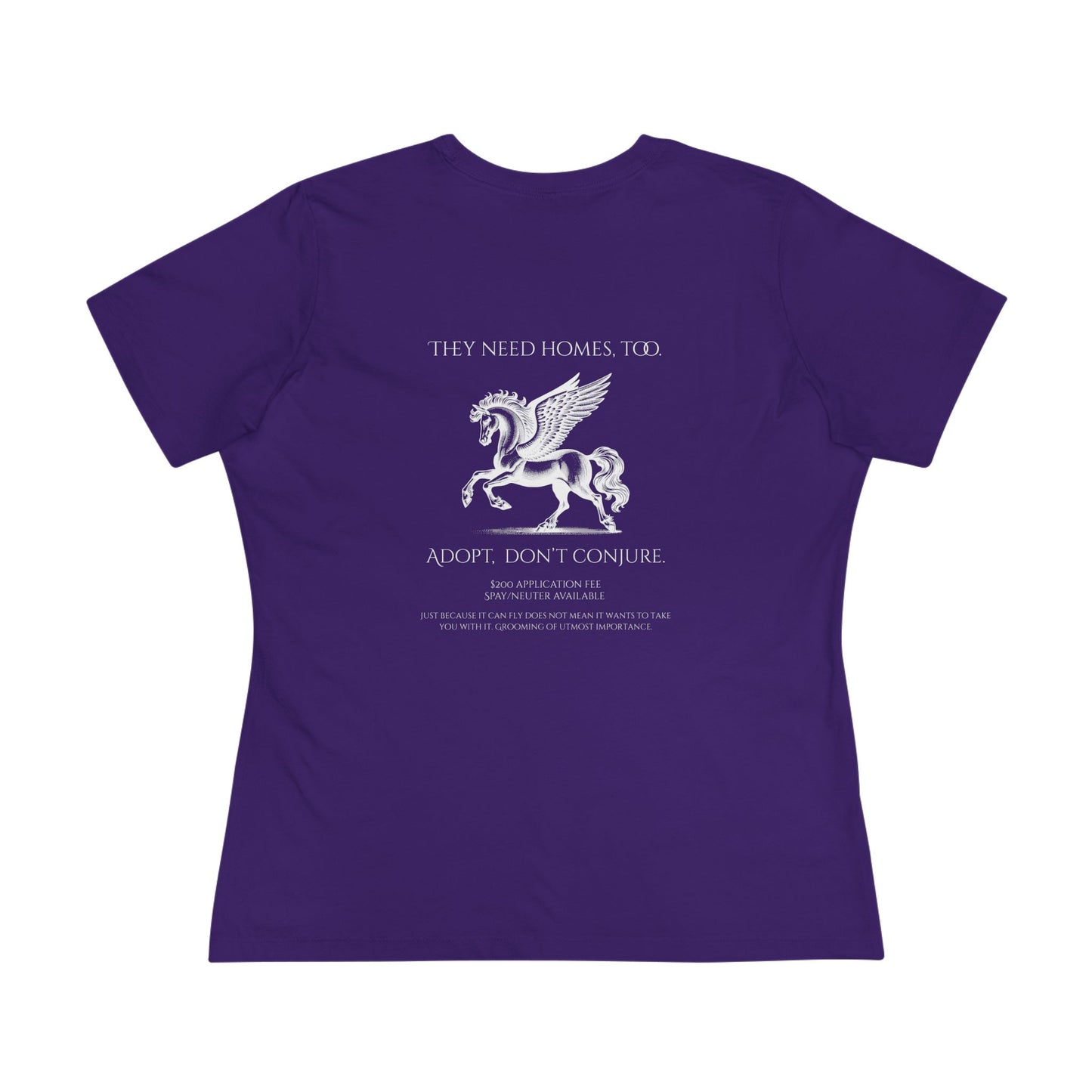 Adopt Pegasus Women's Cotton Tee