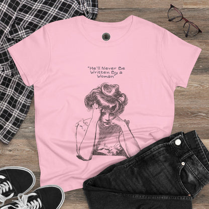 Written by a Woman Women's Midweight Cotton Tee