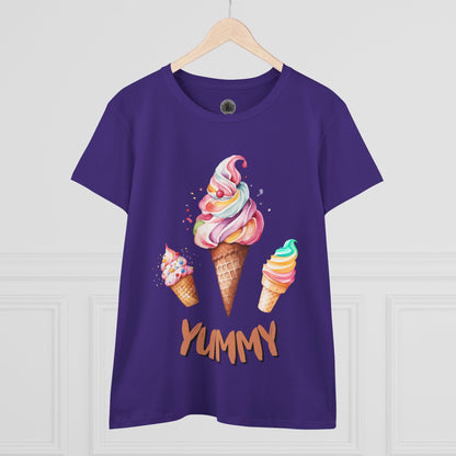 Yummy Women's Midweight Cotton Tee