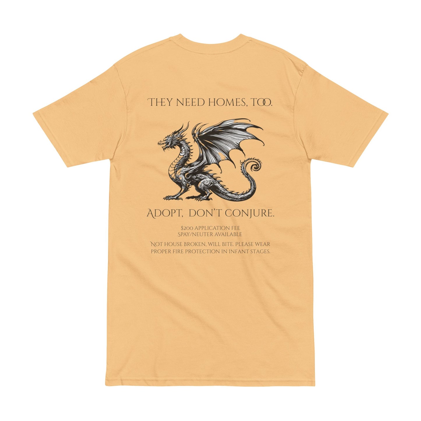 Adopt Dragon Men’s Heavyweight T Shirt