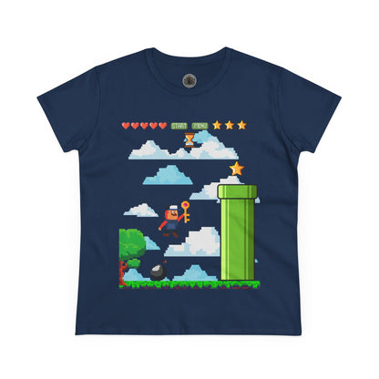 Video Game Women's Midweight Cotton Tee
