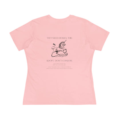 Adopt Unicorn Women's Cotton Tee