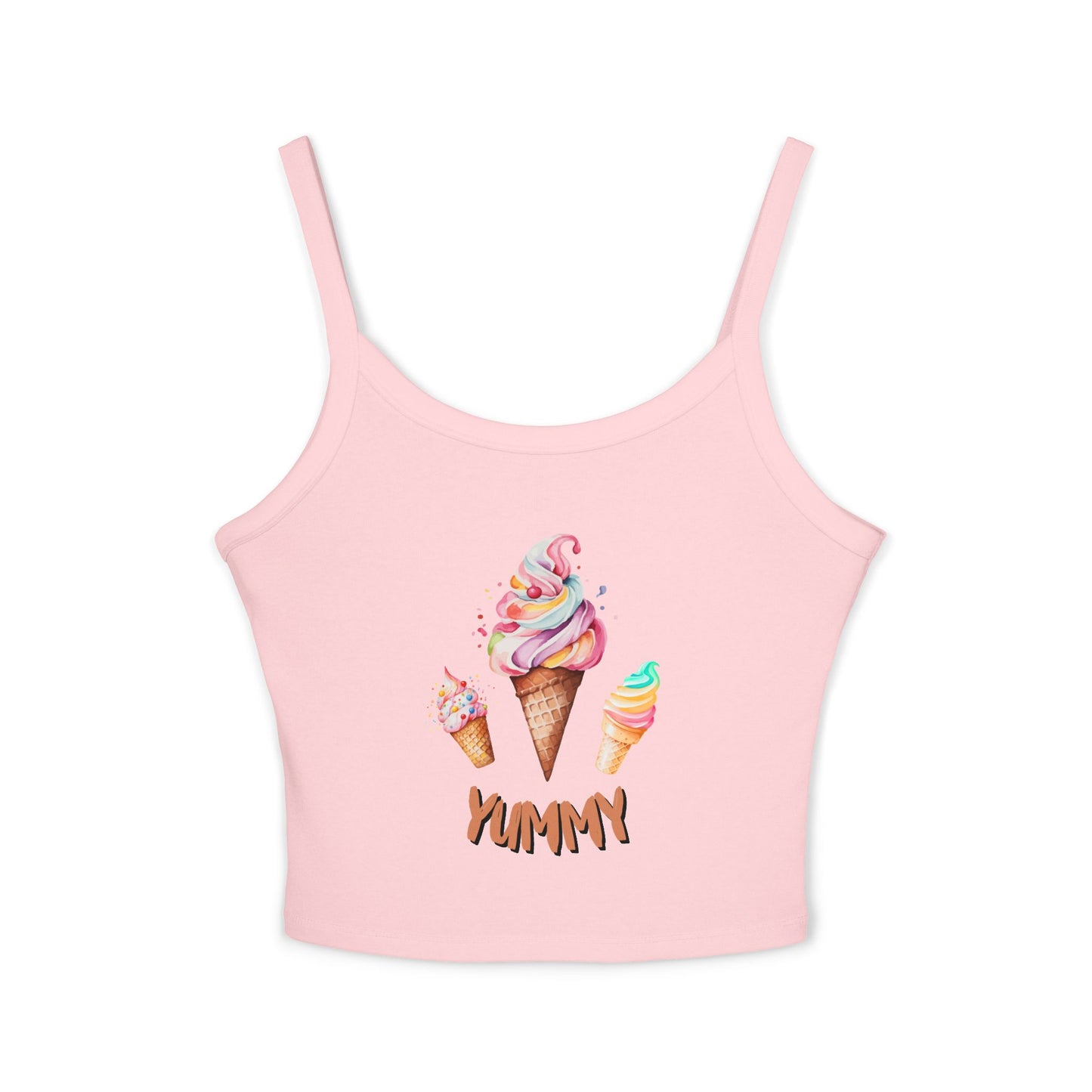 Yummy Women's Spaghetti Strap Tank Top