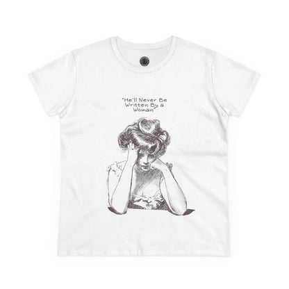 Written by a Woman Women's Midweight Cotton Tee