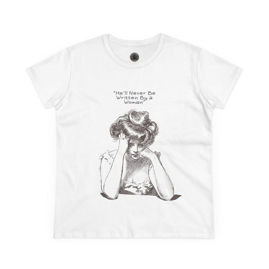 Written by a Woman Women's Midweight Cotton Tee