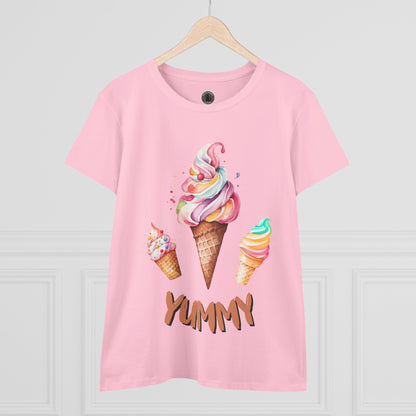 Yummy Women's Midweight Cotton Tee