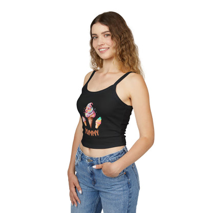 Yummy Women's Spaghetti Strap Tank Top
