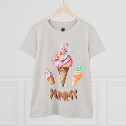 Yummy Women's Midweight Cotton Tee